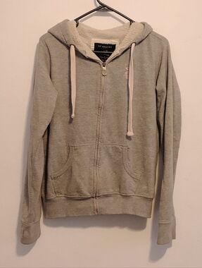 Cozy U.S. Polo Assn. zip-up hoodie in heather gray Size L